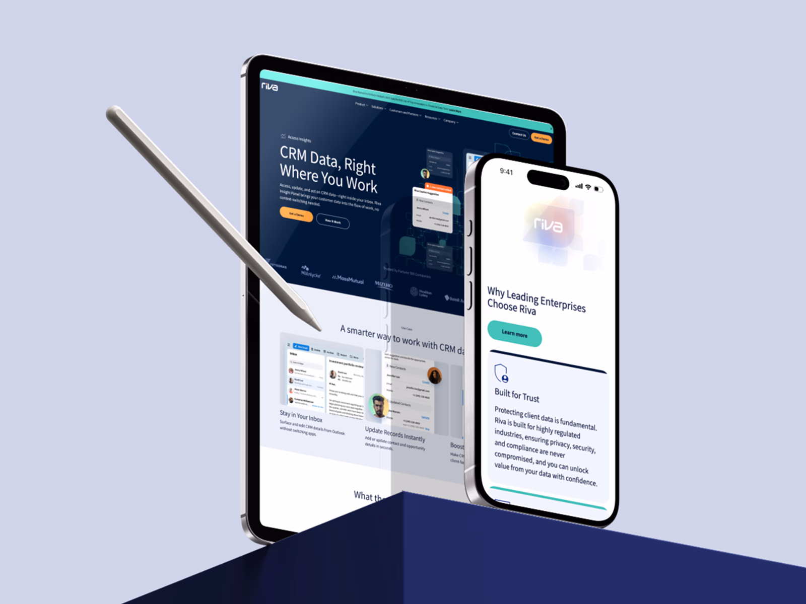 Riva Engine website and design work by WebKroo